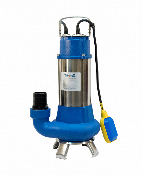 Насос фекальный Vodotok НФП-12м3/ч-9м-1300Вт